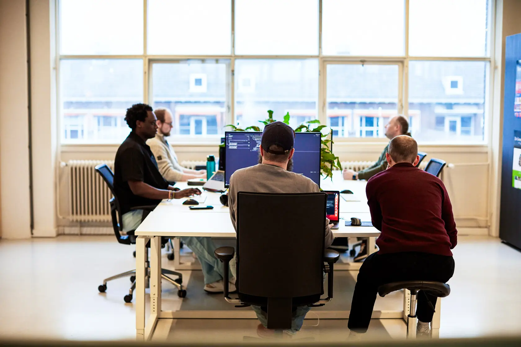 Developers aan het werk