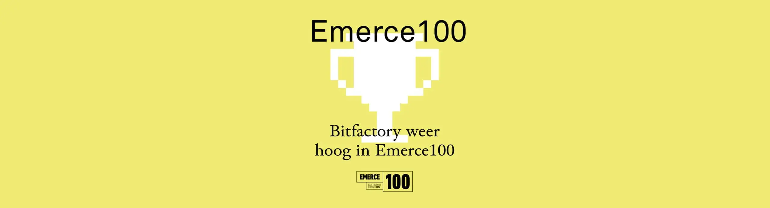 Foto van de Emerce100 nominatie in 2024