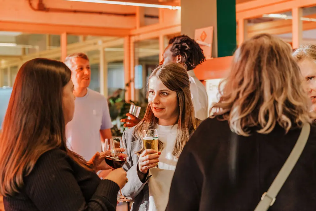 Borrel tijdens Bitfest